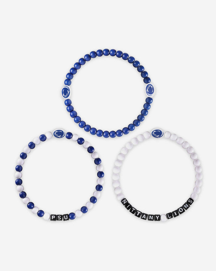 Penn State Nittany Lions 3 Pack Beaded Friendship Bracelet FOCO - FOCO.com