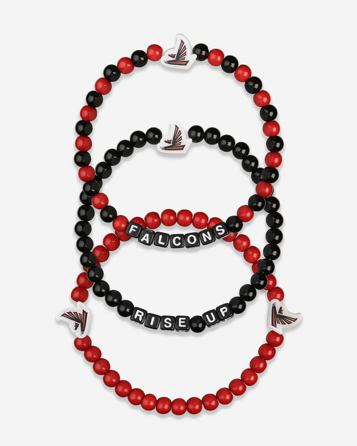 Atlanta Falcons 3 Pack Beaded Friendship Bracelet FOCO - FOCO.com