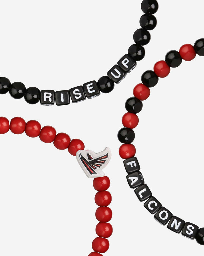 Atlanta Falcons 3 Pack Beaded Friendship Bracelet FOCO - FOCO.com