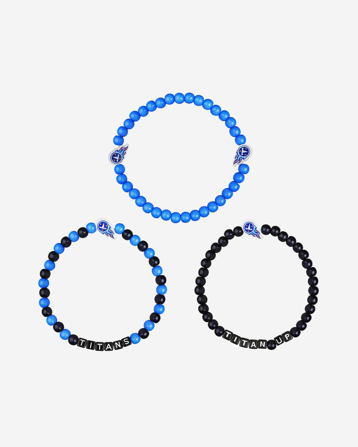 Tennessee Titans 3 Pack Beaded Friendship Bracelet FOCO - FOCO.com
