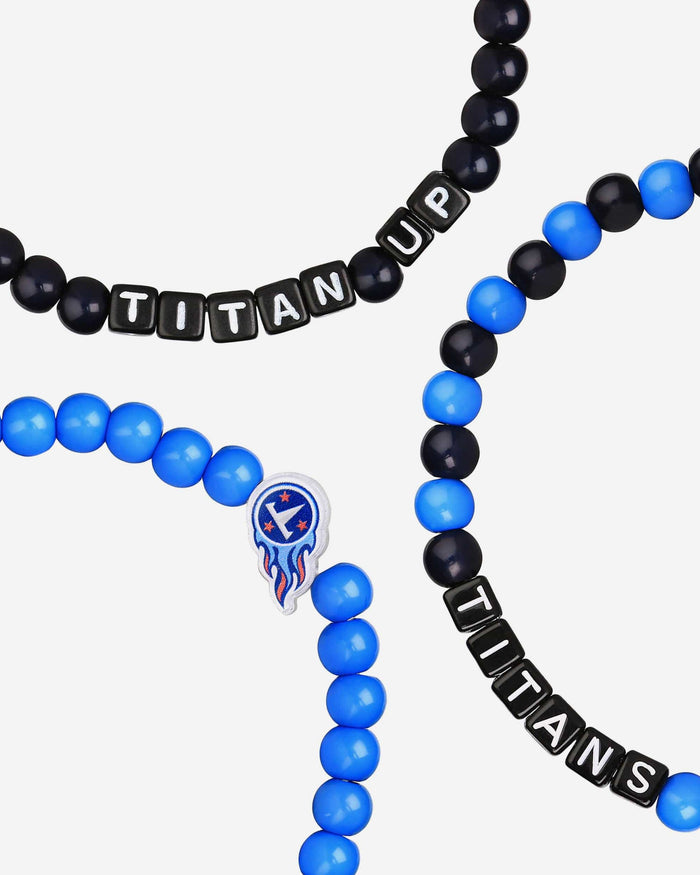 Tennessee Titans 3 Pack Beaded Friendship Bracelet FOCO - FOCO.com