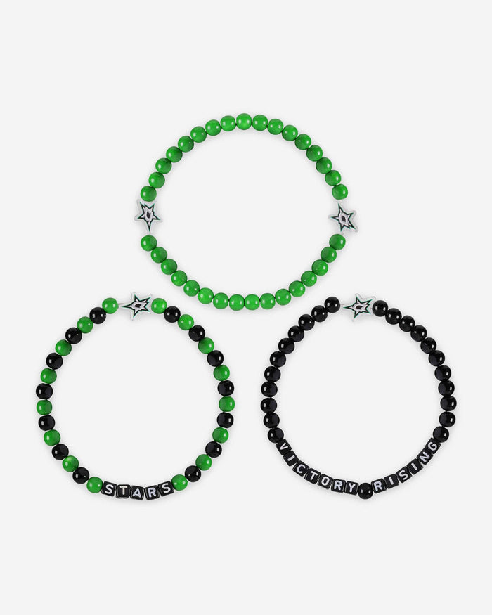 Dallas Stars 3 Pack Beaded Friendship Bracelet FOCO - FOCO.com