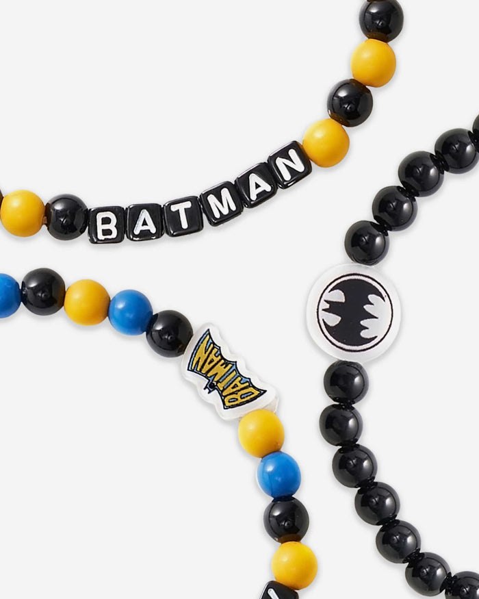 Batman™ DC 3 Pack Beaded Friendship Bracelet FOCO - FOCO.com