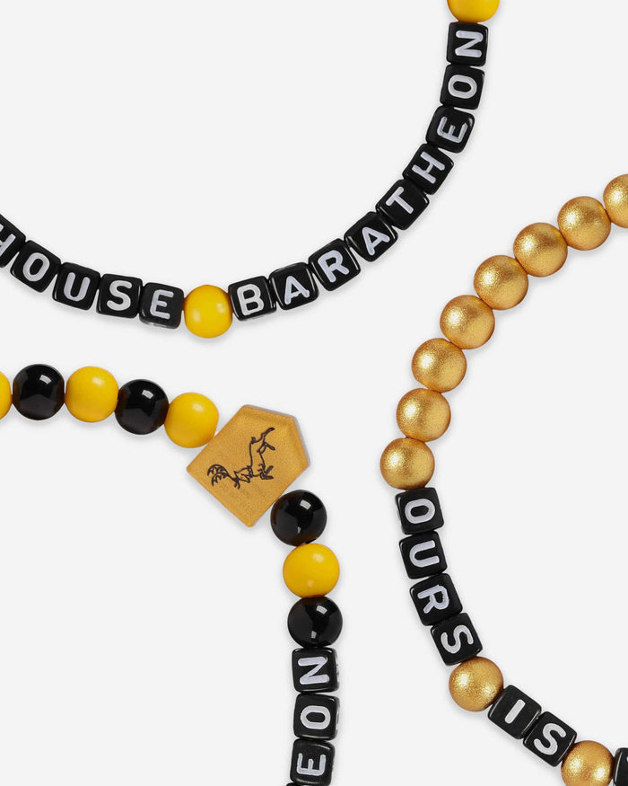 Game of Thrones™ House Baratheon 3 Pack Beaded Friendship Bracelet FOCO - FOCO.com