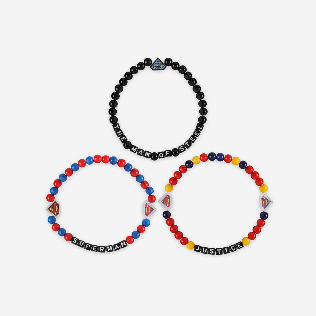 Superman™ DC 3 Pack Beaded Friendship Bracelet FOCO