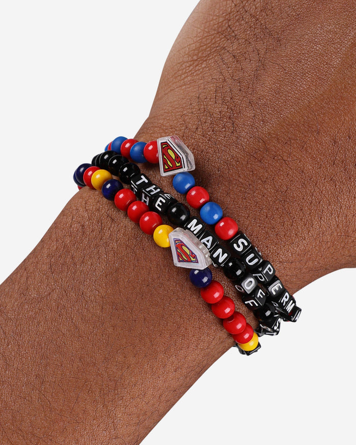 Superman™ DC 3 Pack Beaded Friendship Bracelet FOCO