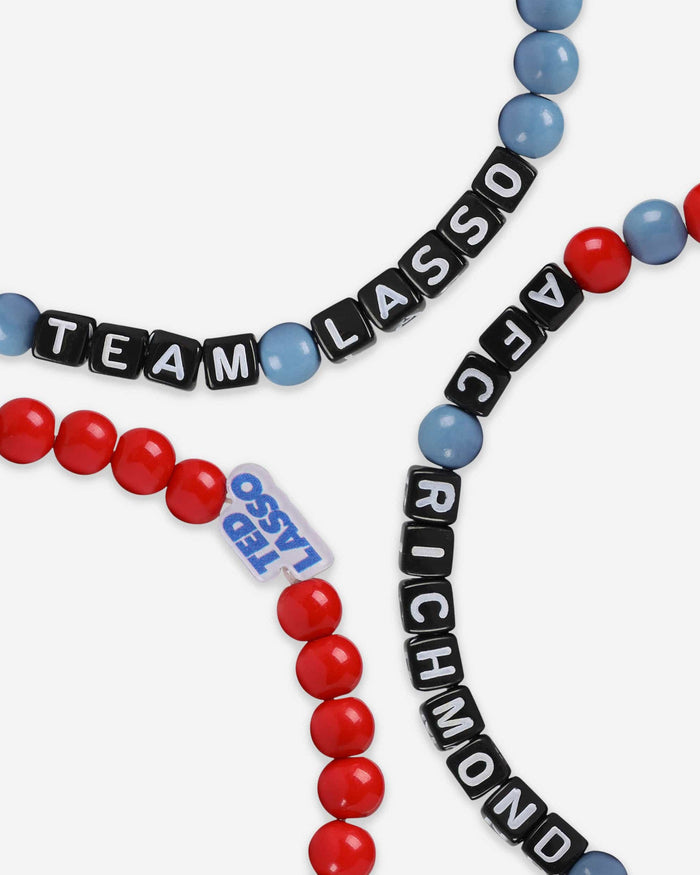 AFC Richmond Ted Lasso™ 3 Pack Beaded Friendship Bracelet FOCO - FOCO.com