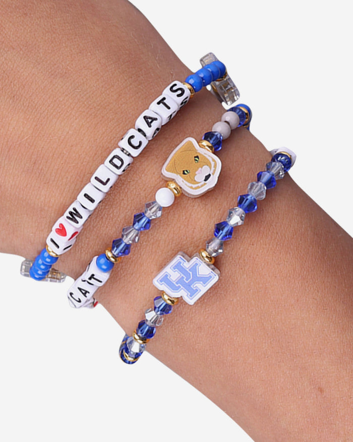 Kentucky Wildcats 3 Pack Friendship Bracelet FOCO - FOCO.com