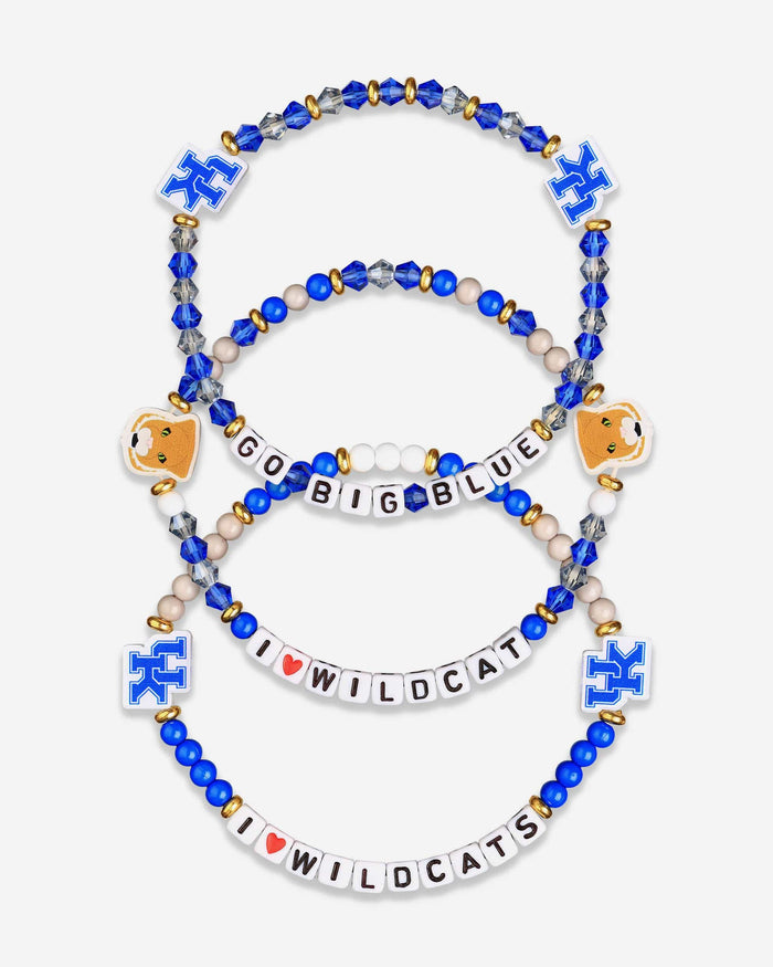 Kentucky Wildcats 3 Pack Friendship Bracelet FOCO - FOCO.com