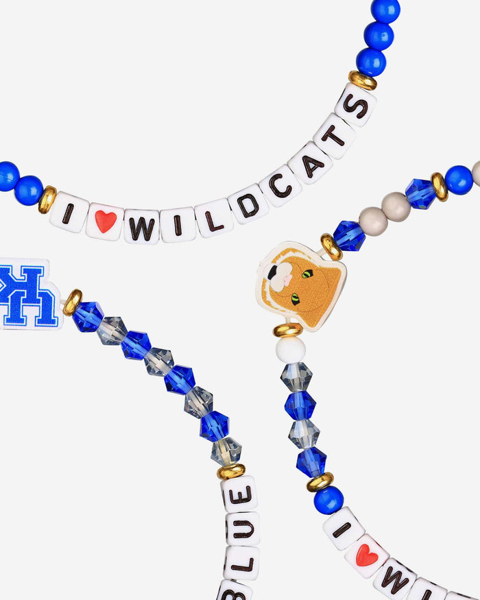 Kentucky Wildcats 3 Pack Friendship Bracelet FOCO - FOCO.com