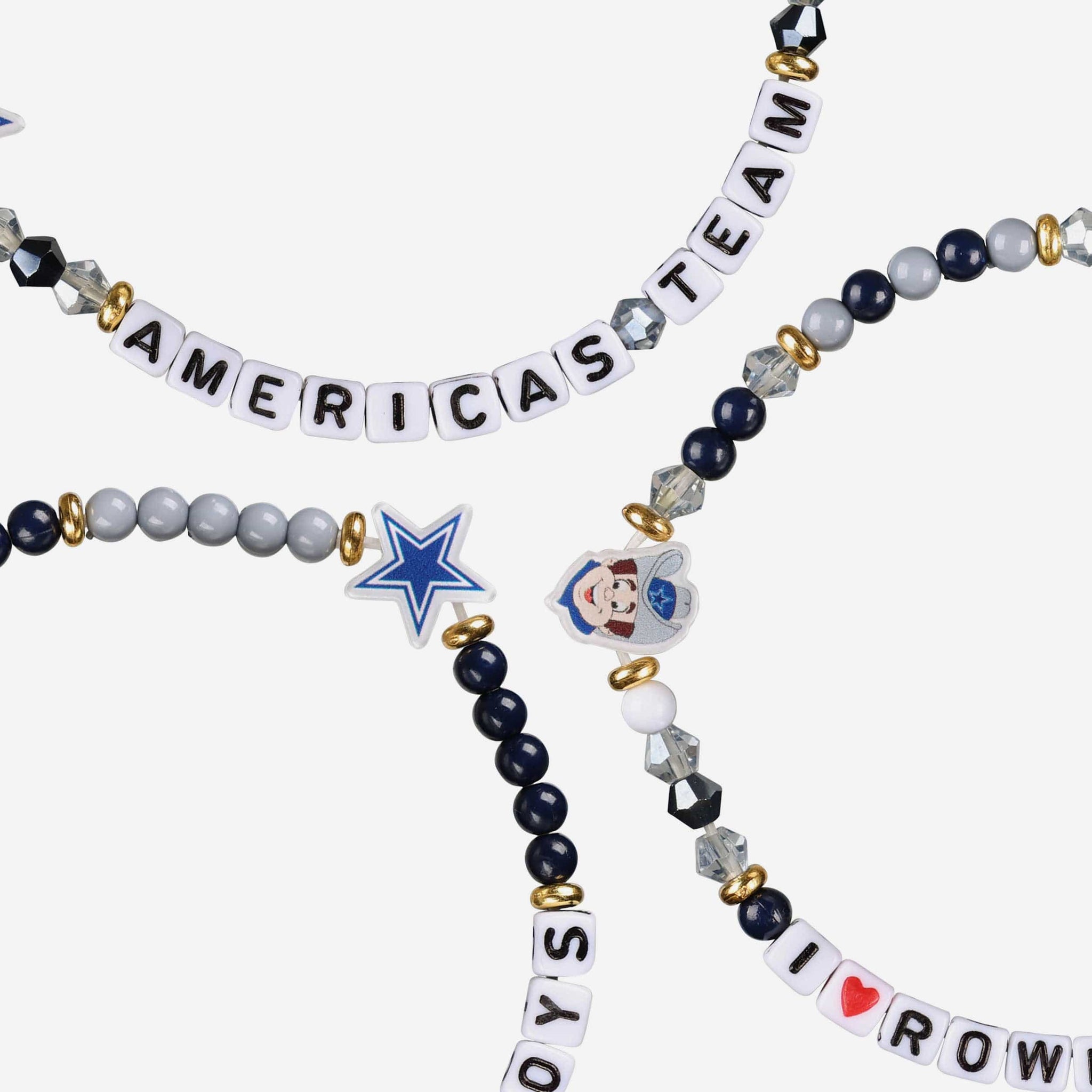 Dallas Cowboys Party Beads Necklace