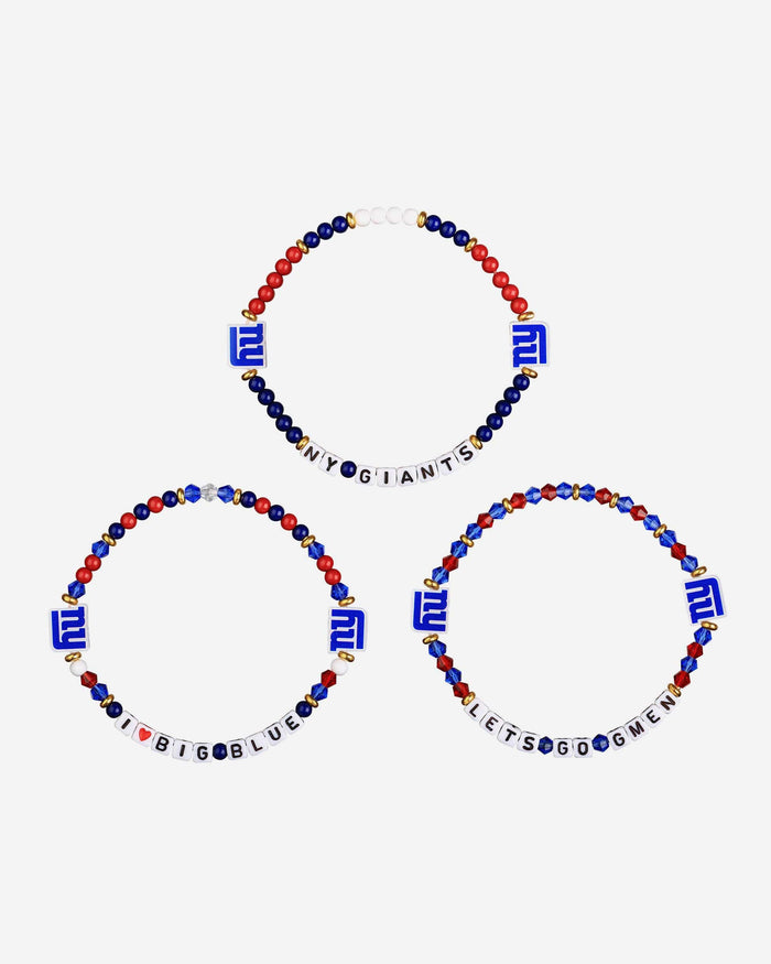 New York Giants 3 Pack Friendship Bracelet FOCO - FOCO.com