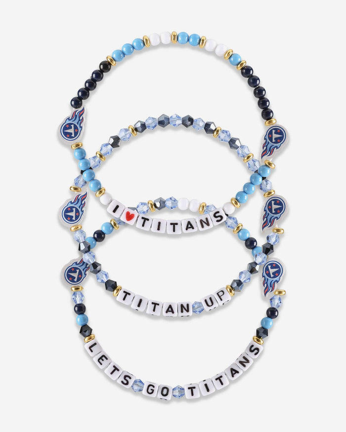 Tennessee Titans 3 Pack Friendship Bracelet FOCO - FOCO.com
