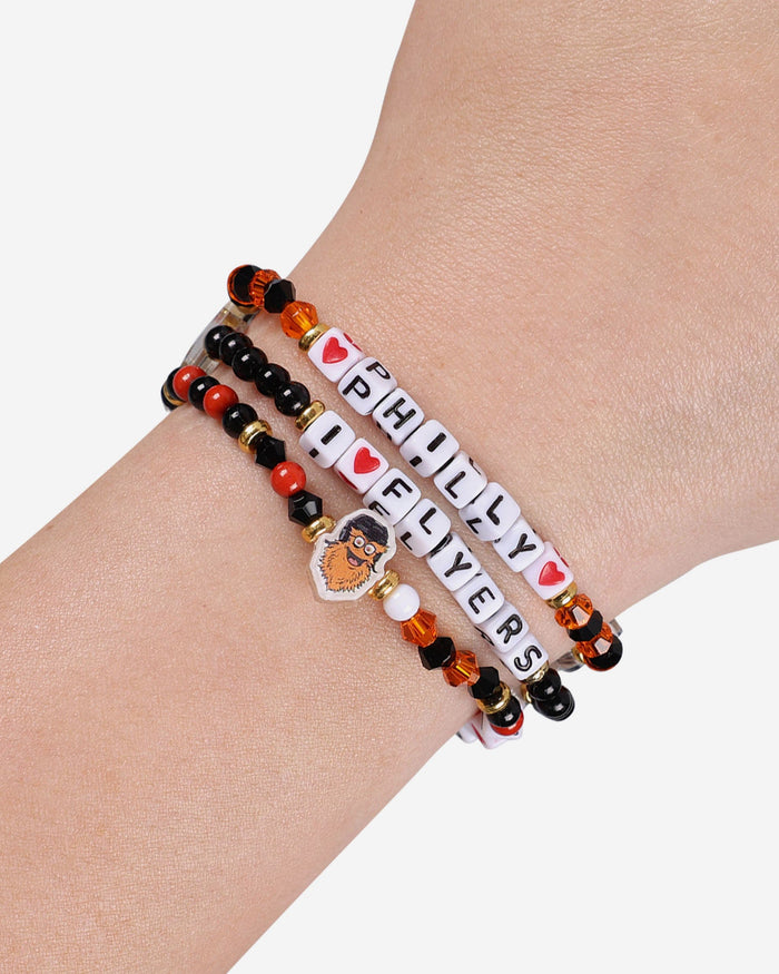 Philadelphia Flyers 3 Pack Friendship Bracelet FOCO - FOCO.com