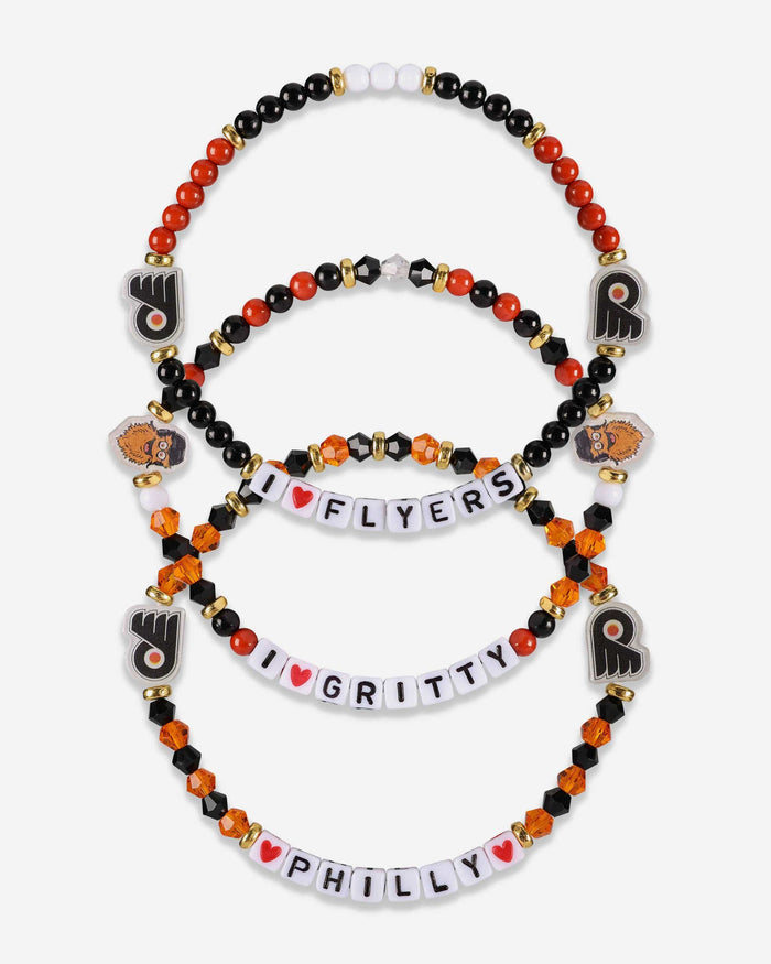 Philadelphia Flyers 3 Pack Friendship Bracelet FOCO - FOCO.com