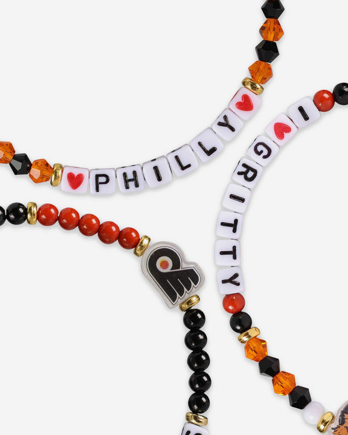 Philadelphia Flyers 3 Pack Friendship Bracelet FOCO - FOCO.com
