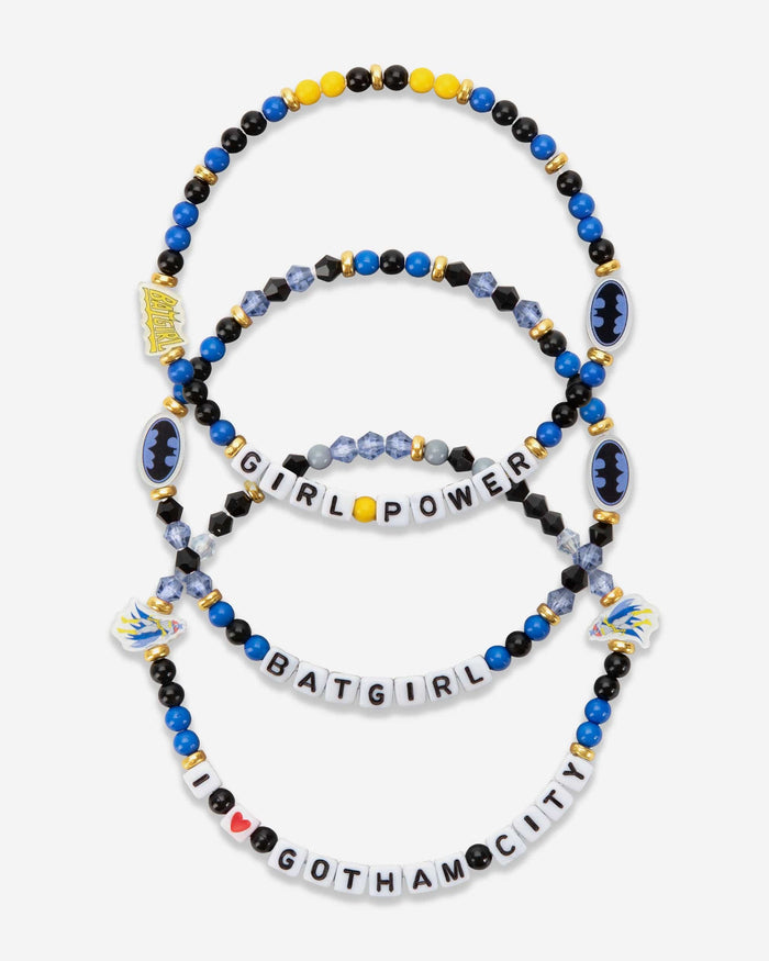 Batgirl™ DC 3 Pack Friendship Bracelet FOCO - FOCO.com