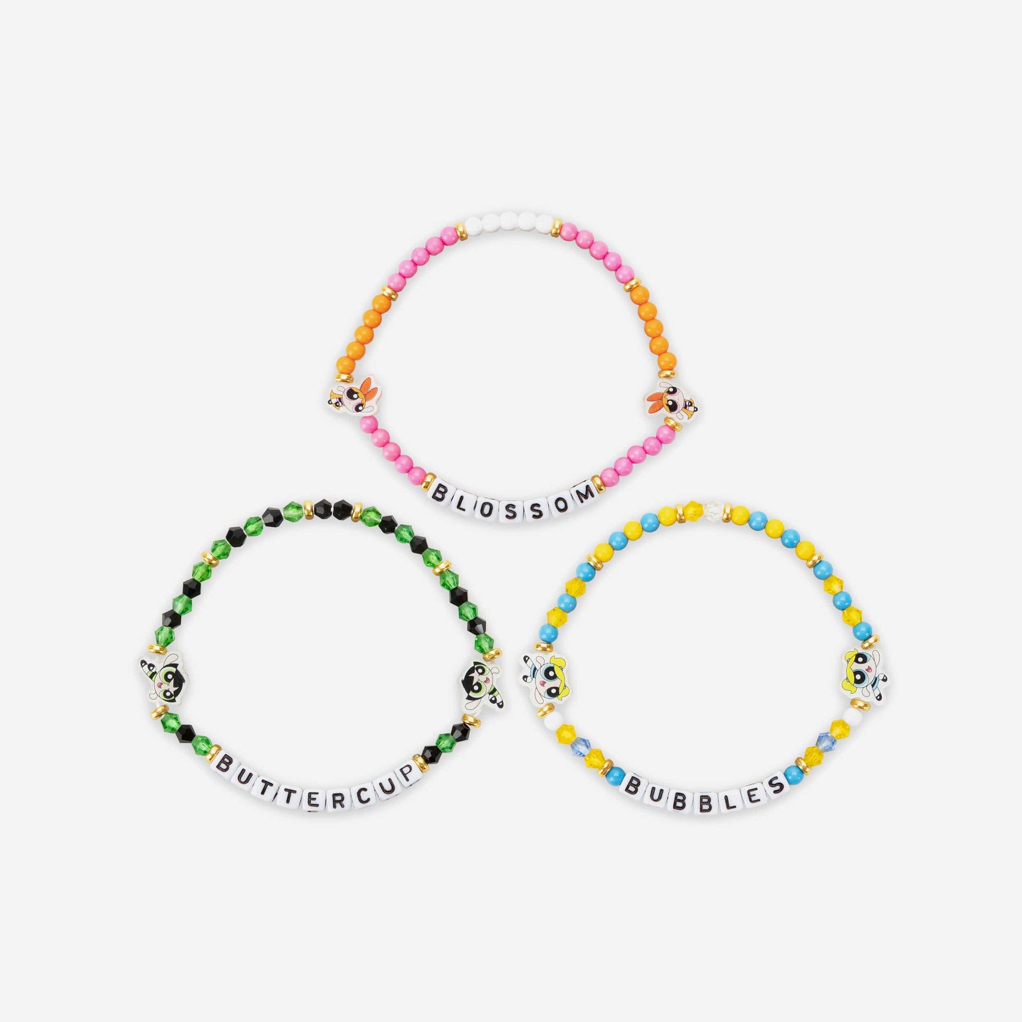 The Powerpuff Girls Pack Friendship Bracelet FOCO