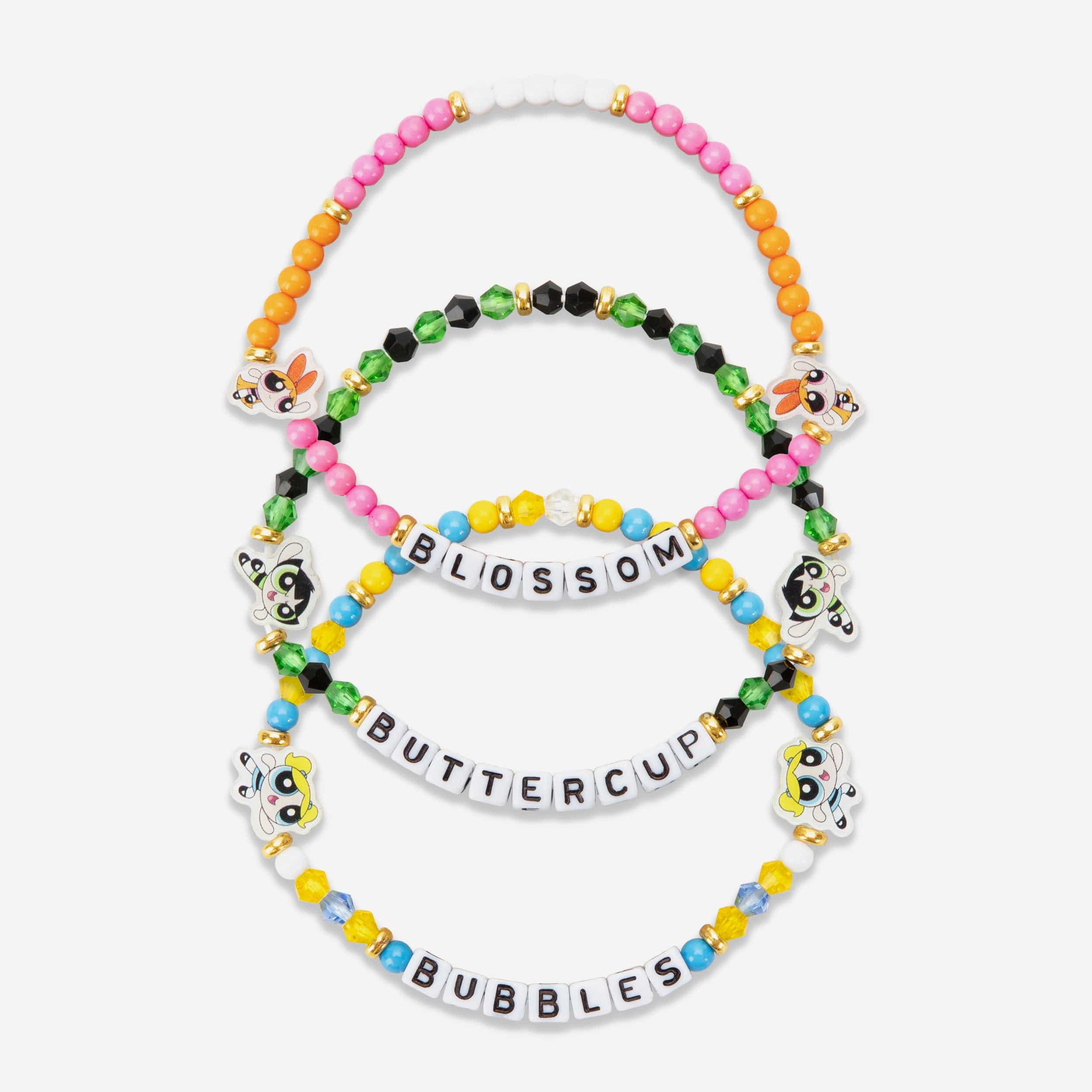 The Powerpuff Girls Pack Friendship Bracelet FOCO
