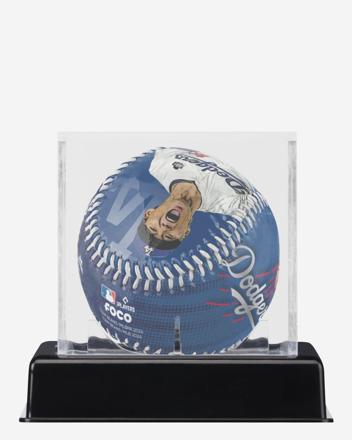 Yoshinobu Yamamoto Los Angeles Dodgers 2024 World Series Champions Baseball FOCO - FOCO.com