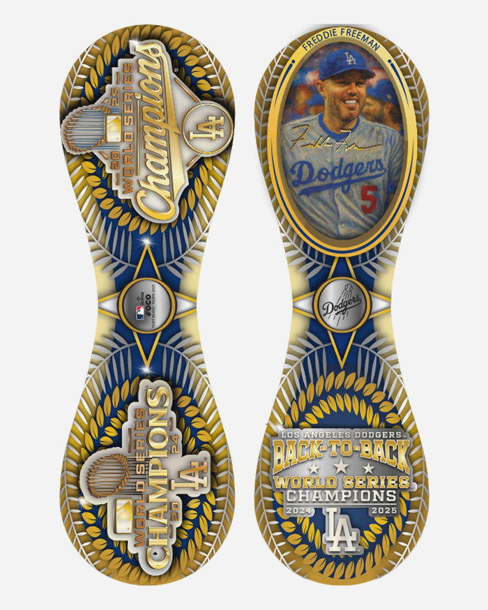 Freddie Freeman Los Angeles Dodgers 2025 Back To Back World Series Champions Team Baseball FOCO - FOCO.com