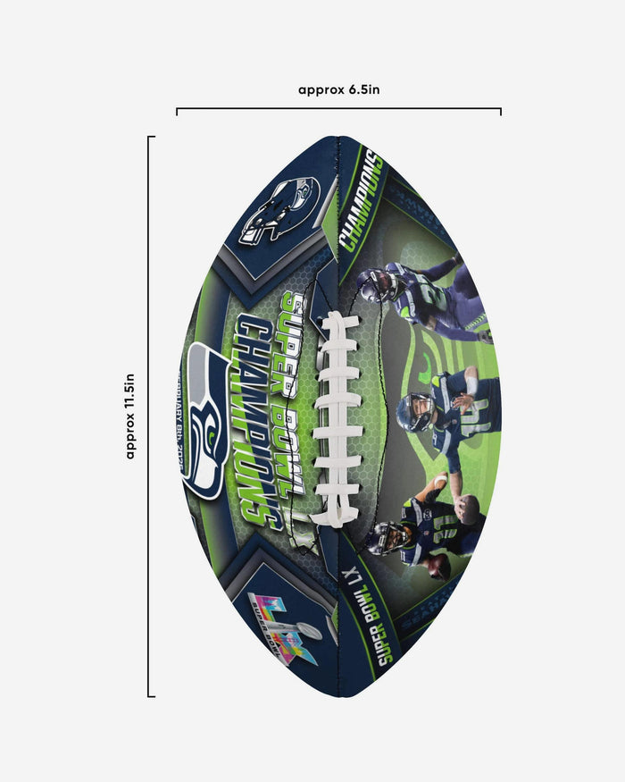 Seattle Seahawks Super Bowl LX Champions Football FOCO - FOCO.com