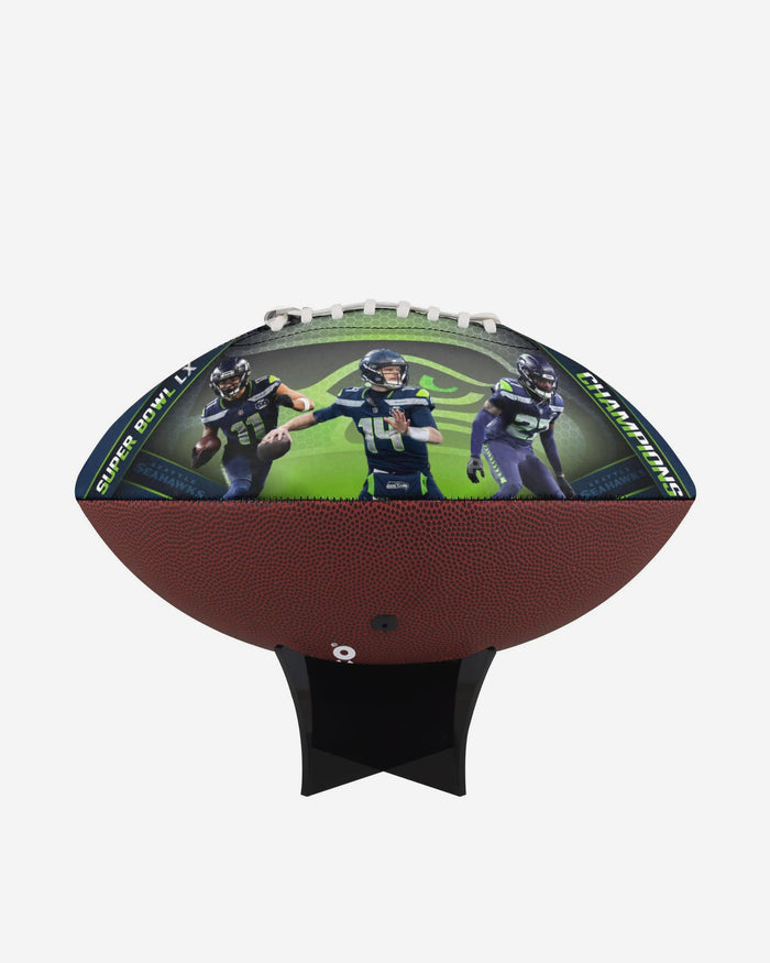 Seattle Seahawks Super Bowl LX Champions Football FOCO - FOCO.com