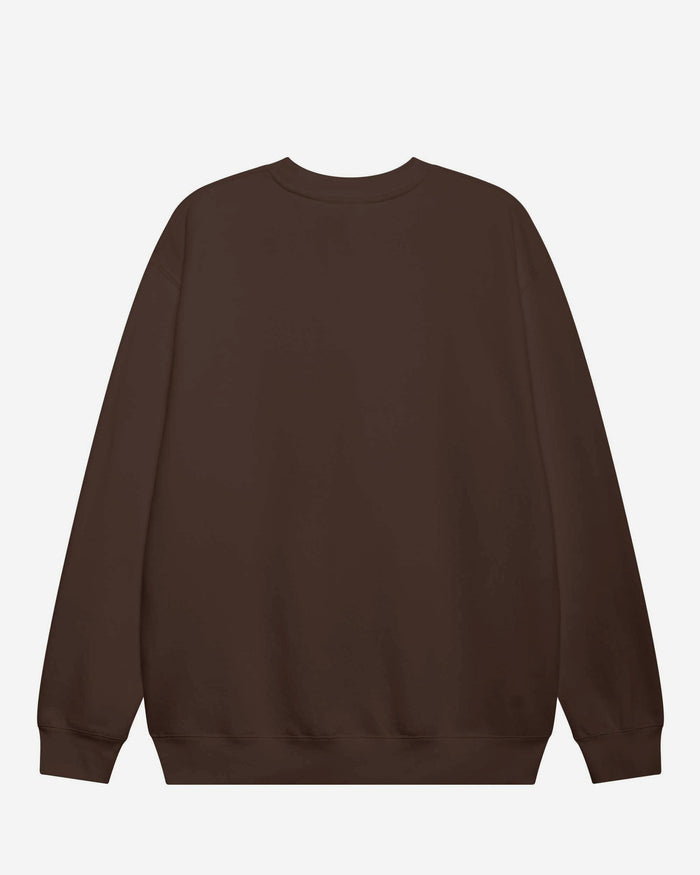 San Diego Padres Alternate Logo Crew Neck Sweatshirt FOCO Chestnut S - FOCO.com