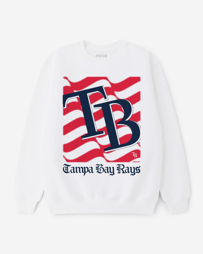 Tampa Bay Rays American Heritage Wordmark Crew Neck Sweatshirt