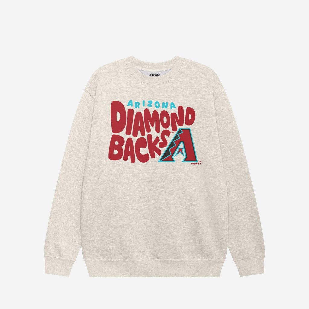 Arizona Diamondbacks Bubble Crew Neck Sweatshirt FOCO S - FOCO.com