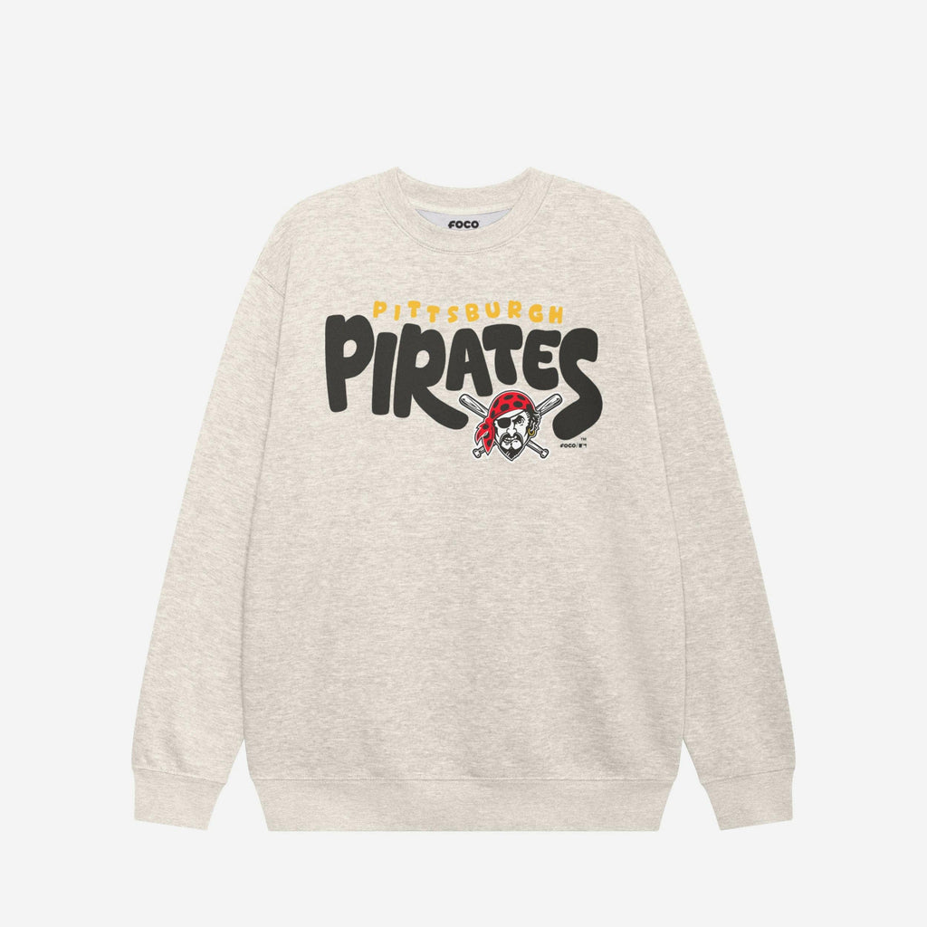 Pittsburgh Pirates Bubble Crew Neck Sweatshirt FOCO S - FOCO.com