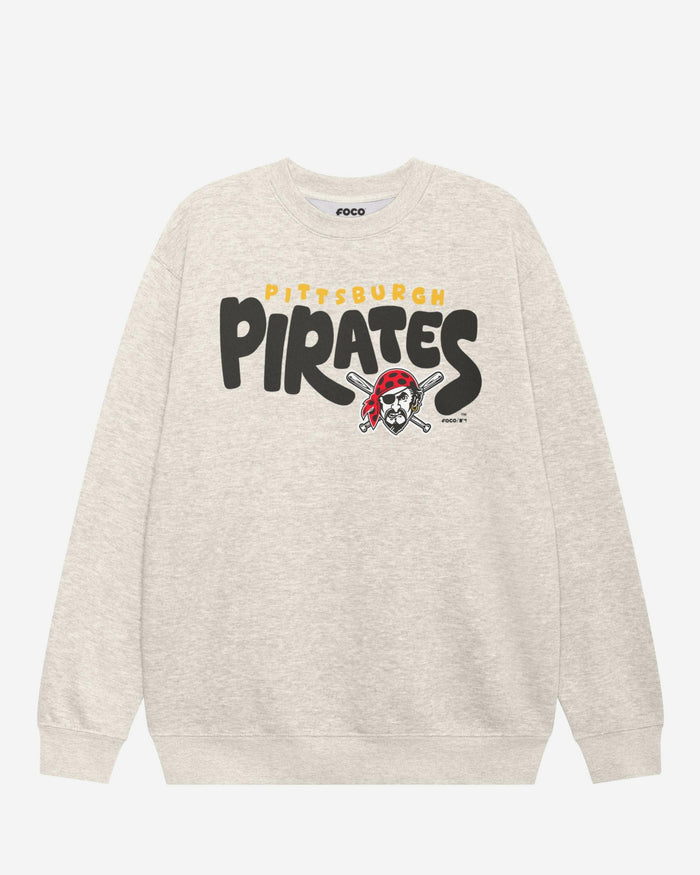 Pittsburgh Pirates Bubble Crew Neck Sweatshirt FOCO S - FOCO.com