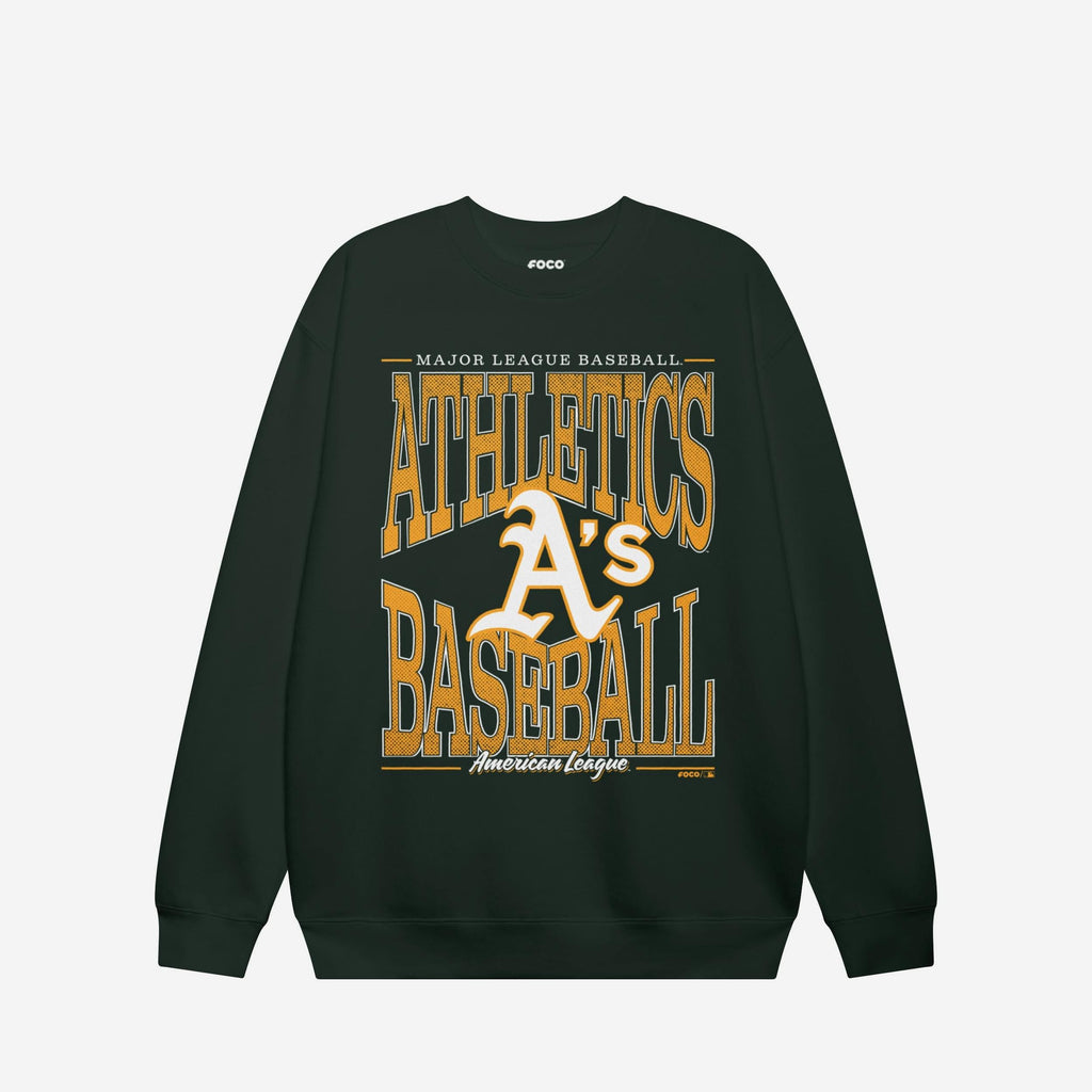 Athletics Diamond Dynasty Crew Neck Sweatshirt FOCO S - FOCO.com