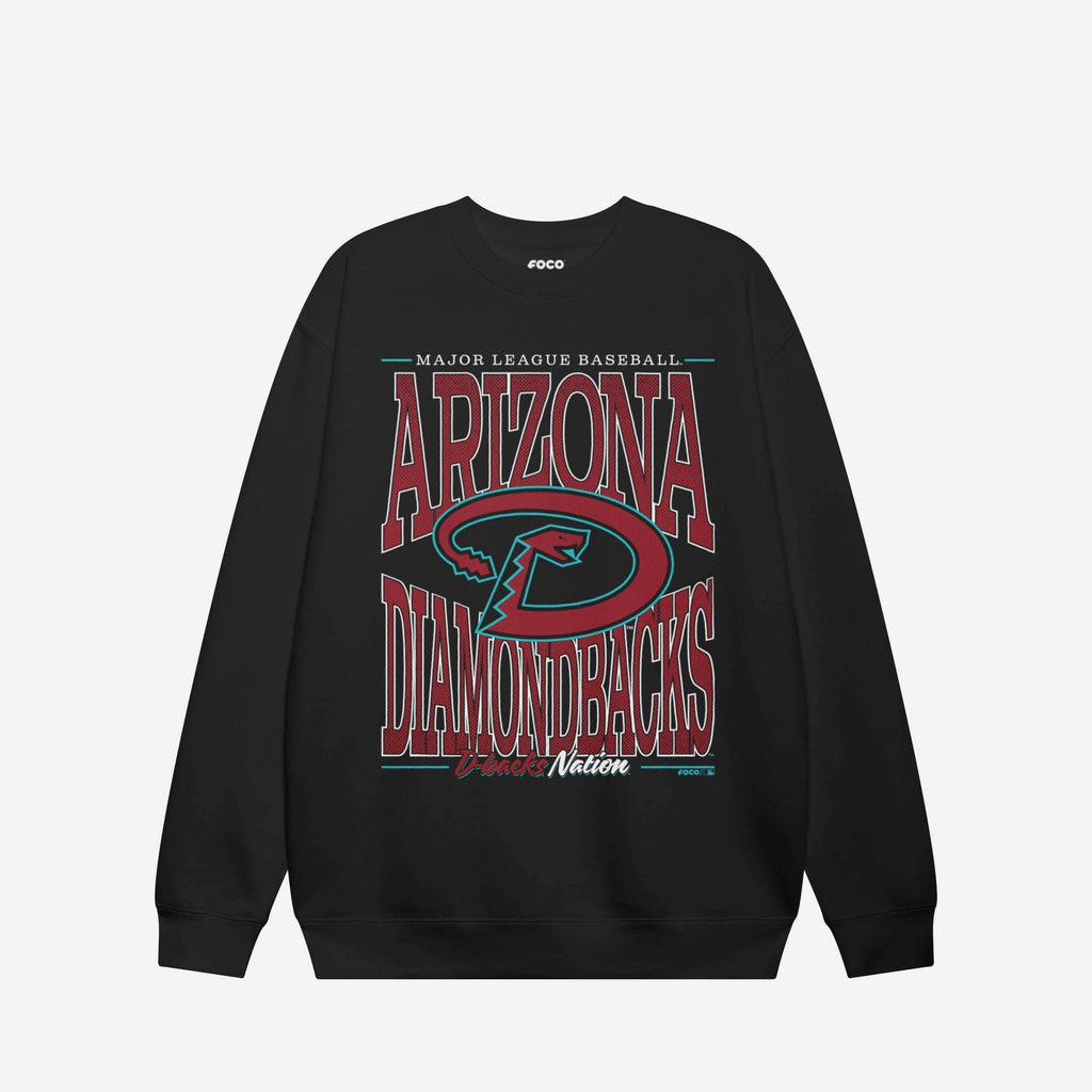 Arizona Diamondbacks Diamond Dynasty Crew Neck Sweatshirt FOCO S - FOCO.com