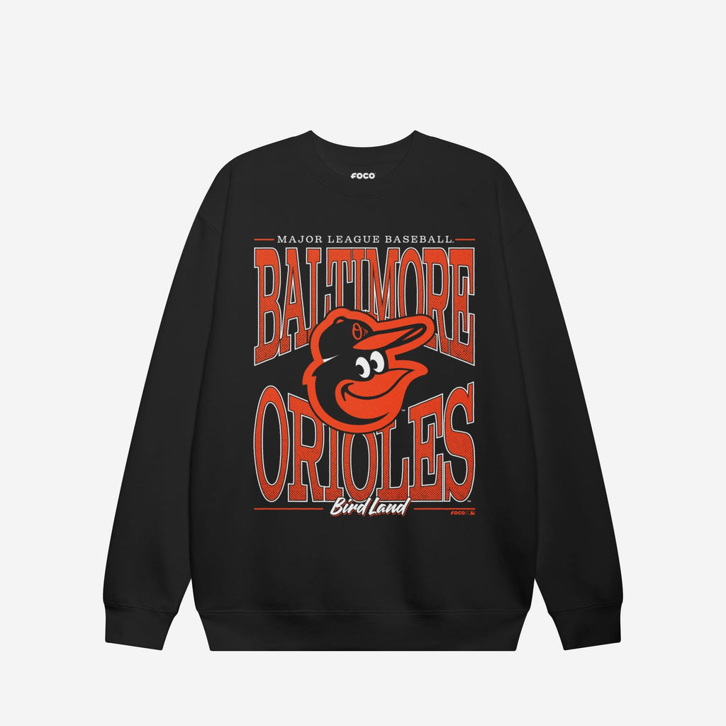 Baltimore Orioles Diamond Dynasty Crew Neck Sweatshirt FOCO S - FOCO.com