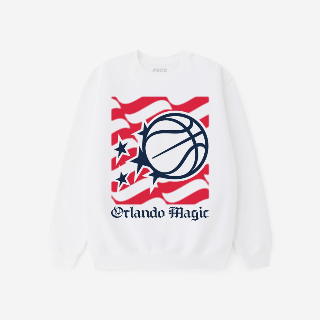 Orlando Magic American Heritage Wordmark Crew Neck Sweatshirt FOCO S - FOCO.com