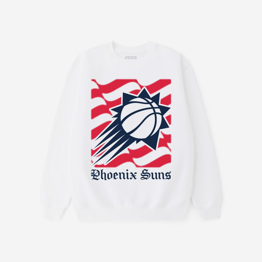 Phoenix Suns American Heritage Wordmark Crew Neck Sweatshirt FOCO S - FOCO.com