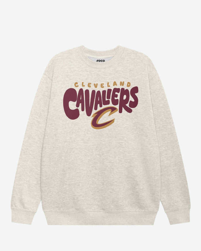 Cleveland Cavaliers Bubble Crew Neck Sweatshirt FOCO S - FOCO.com