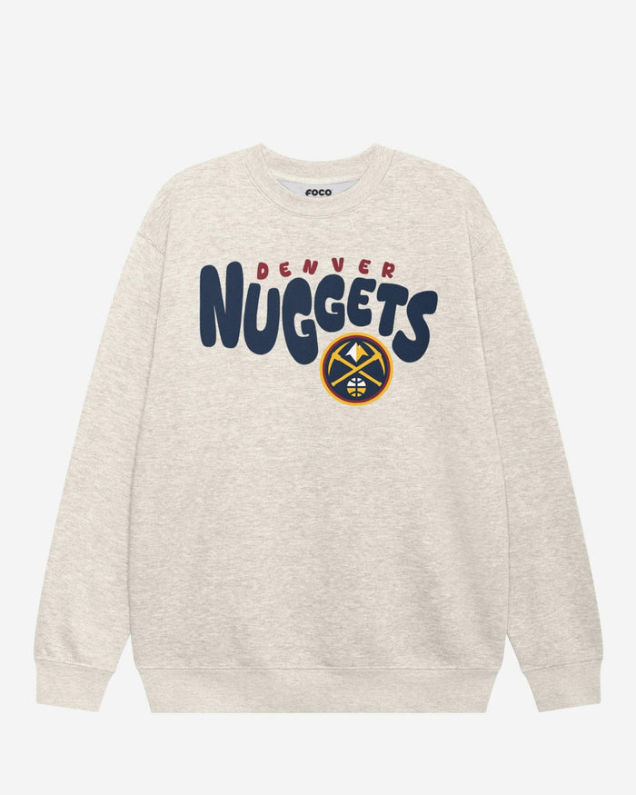 Denver Nuggets Bubble Crew Neck Sweatshirt FOCO S - FOCO.com