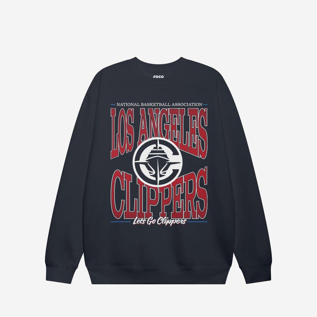 Los Angeles Clippers Diamond Dynasty Crew Neck Sweatshirt FOCO S - FOCO.com