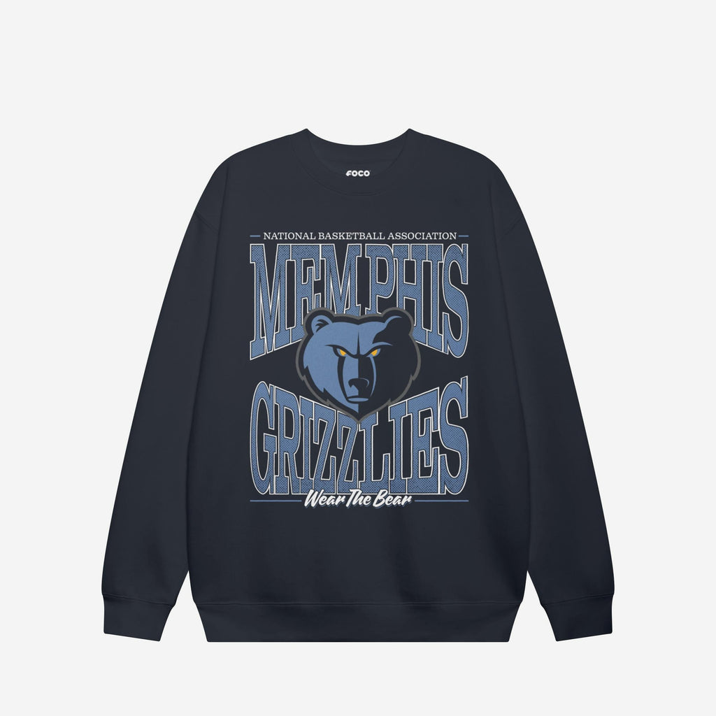 Memphis Grizzlies Diamond Dynasty Crew Neck Sweatshirt FOCO S - FOCO.com