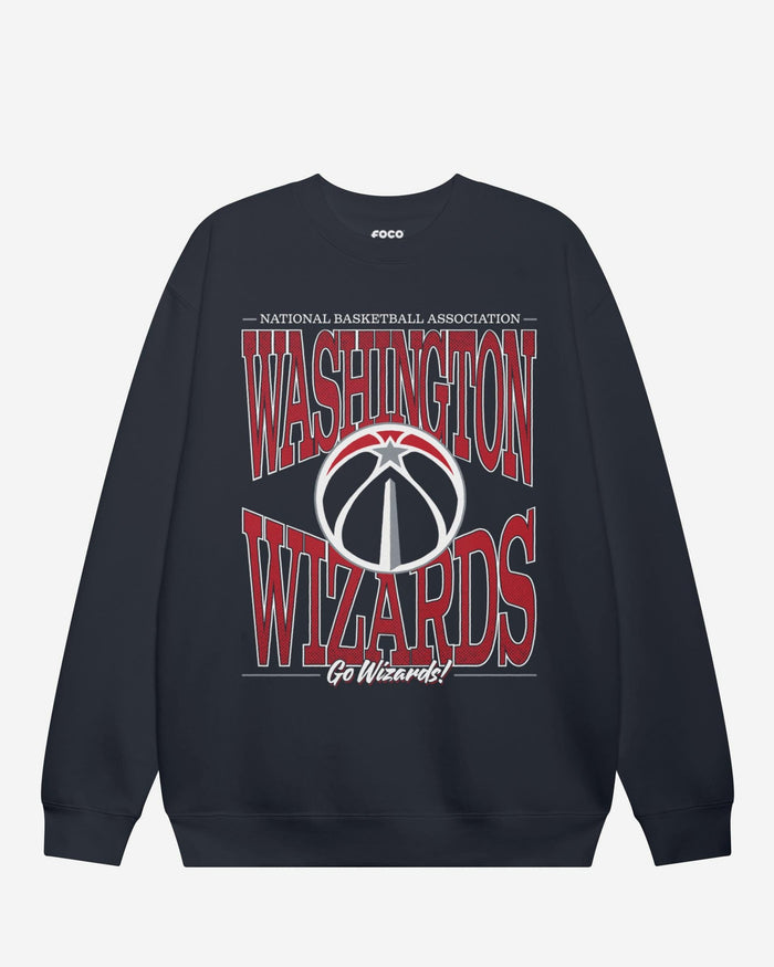 Washington Wizards Diamond Dynasty Crew Neck Sweatshirt FOCO S - FOCO.com