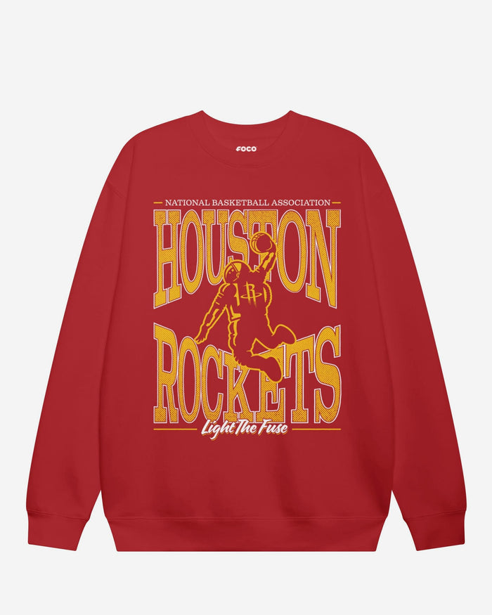 Houston Rockets Diamond Dynasty Crew Neck Sweatshirt FOCO S - FOCO.com