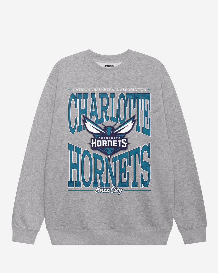 Charlotte Hornets Diamond Dynasty Crew Neck Sweatshirt FOCO S - FOCO.com