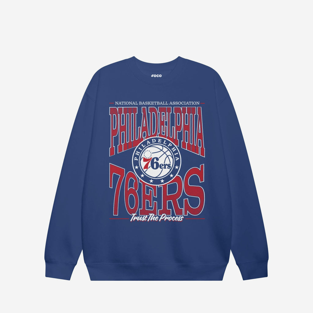 Philadelphia 76ers Diamond Dynasty Crew Neck Sweatshirt FOCO S - FOCO.com