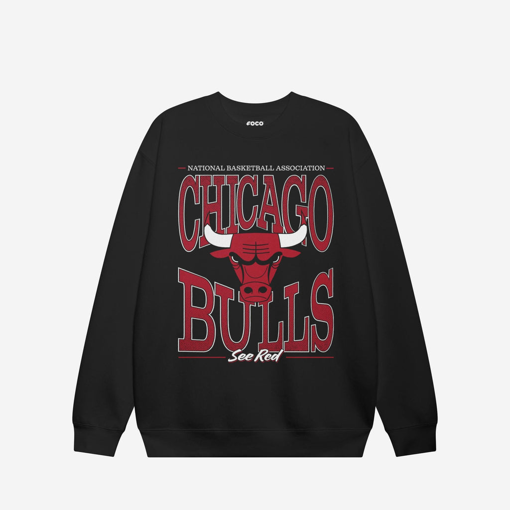 Chicago Bulls Diamond Dynasty Crew Neck Sweatshirt FOCO S - FOCO.com