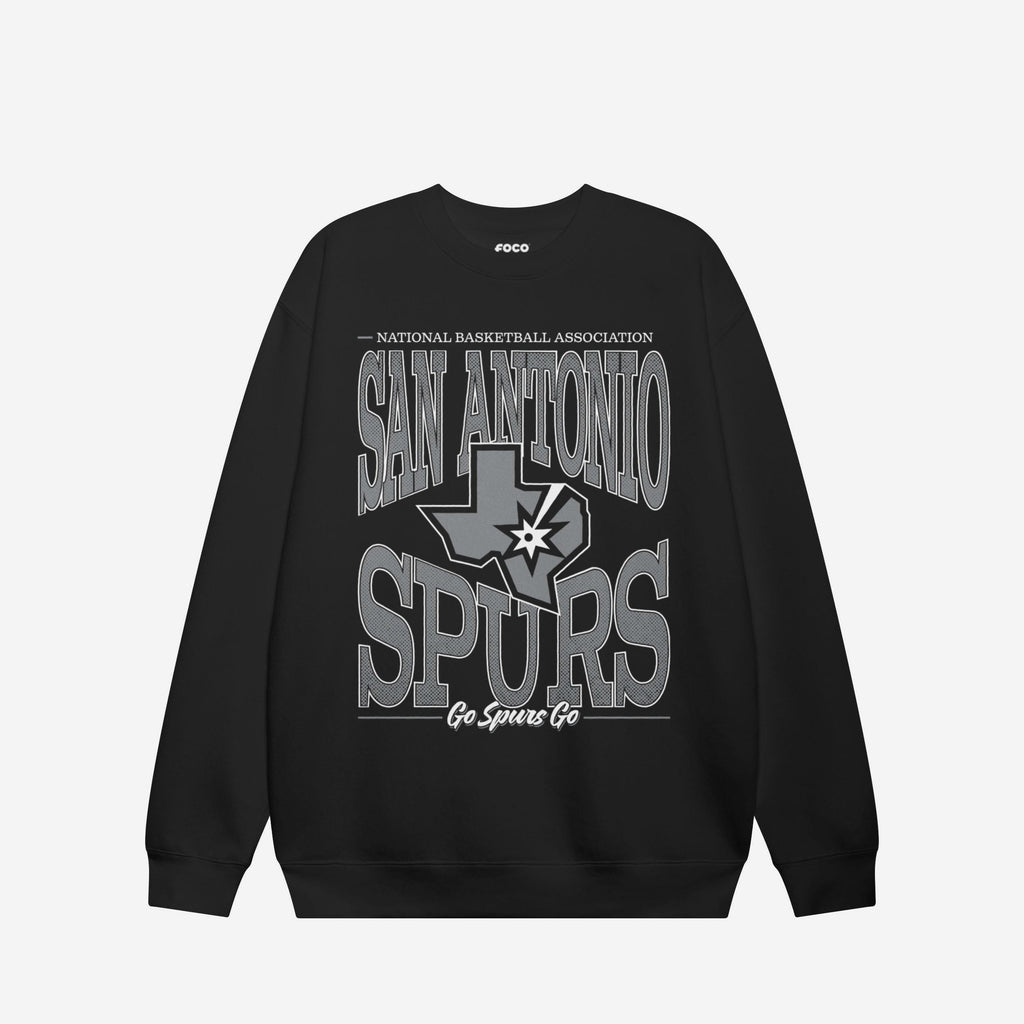 San Antonio Spurs Diamond Dynasty Crew Neck Sweatshirt FOCO S - FOCO.com