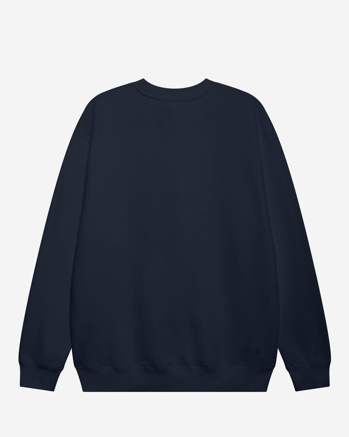 Oklahoma City Thunder Primary Logo Holiday Lights Crew Neck Sweatshirt FOCO Black S - FOCO.com