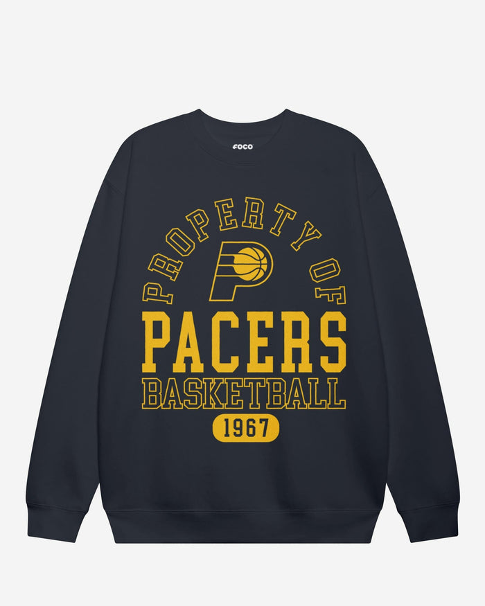 Indiana Pacers Property Of Crew Neck Sweatshirt FOCO S - FOCO.com