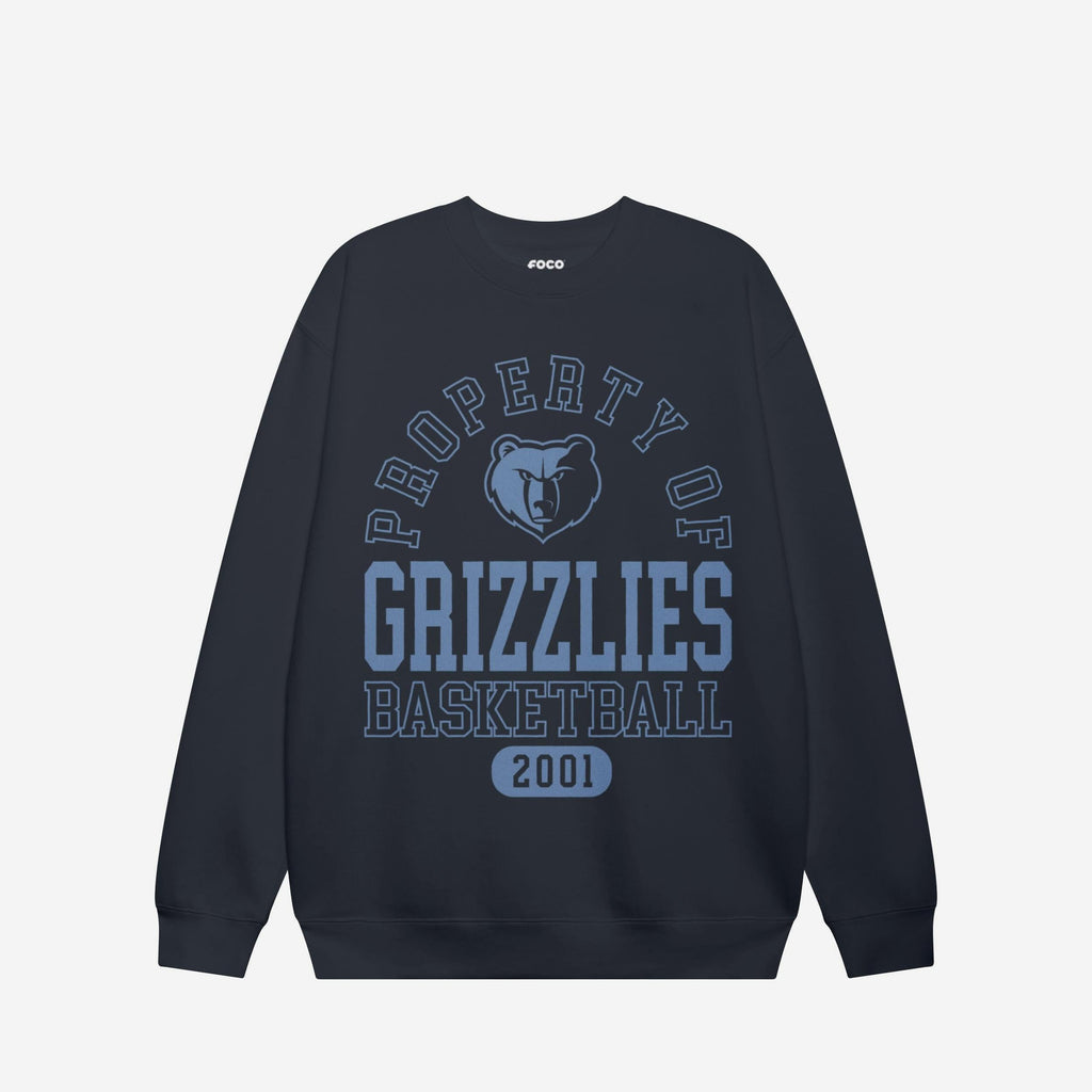 Memphis Grizzlies Property Of Crew Neck Sweatshirt FOCO S - FOCO.com